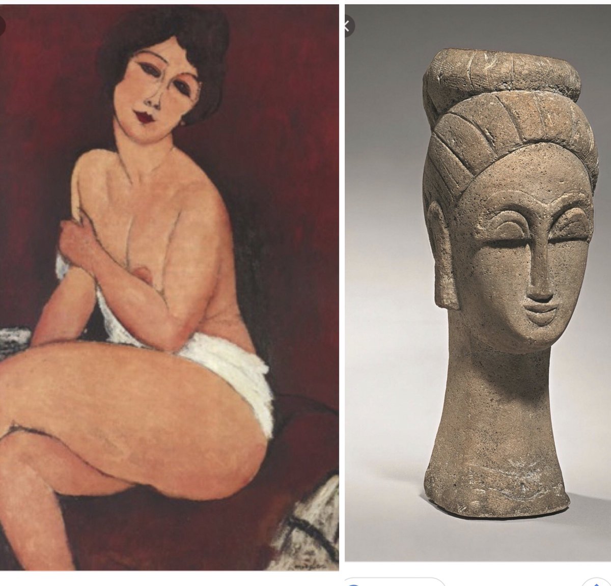 erikap_walker's tweet image. Superb exhibition of my fellow citizen #Modigliani at  #TateModern. The sculptures were #Mindblowing. Don’t miss out! #LoveArt