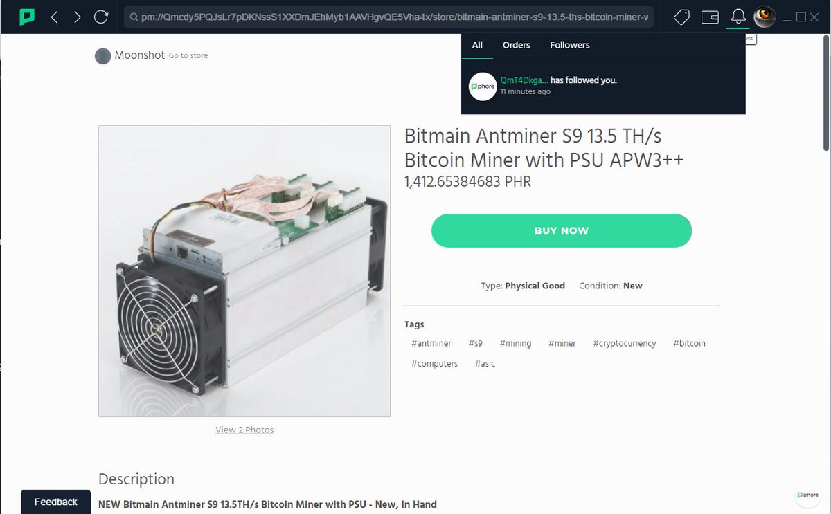 Phore Blockchain tweet media