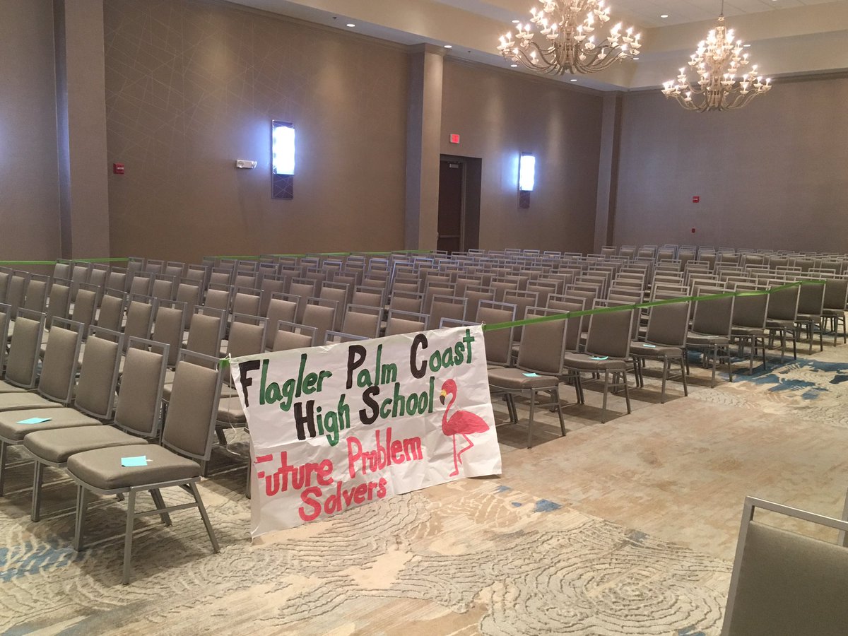 FlaglerFPS's tweet photo. @fpc_fpsclub in the house for @Florida_FPS #FLFPS 2018 opening reception! @FPCHS @FlaglerSchools https://t.co/lfP8g2leJu