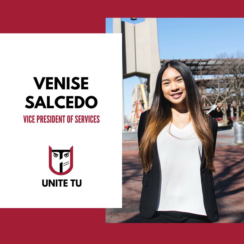 UniteTU's tweet photo. Go check us out on Facebook or Instagram for our newest installation of #MeetTheTeam featuring Venise Salcedo, our VP of Services! #YOUnited #itstartswithU #uniteTU https://t.co/bjvcT0eni7