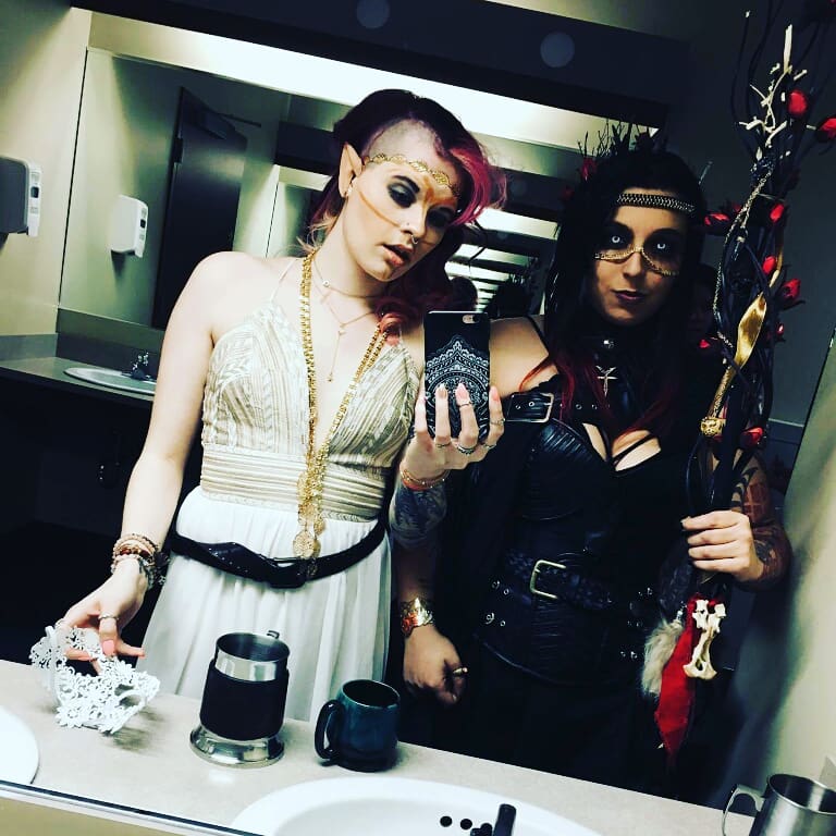 Salt_N_Coffee's tweet photo. Purple ball 1018!
Though my body was not cooperating with me in was happy to see you all and rock my spoopy outfit
#bicolline #larp #larping #larpergirl #witch #necromancer #badasswomen #elf #pointyears #dryad https://t.co/FZnkqlXXQs