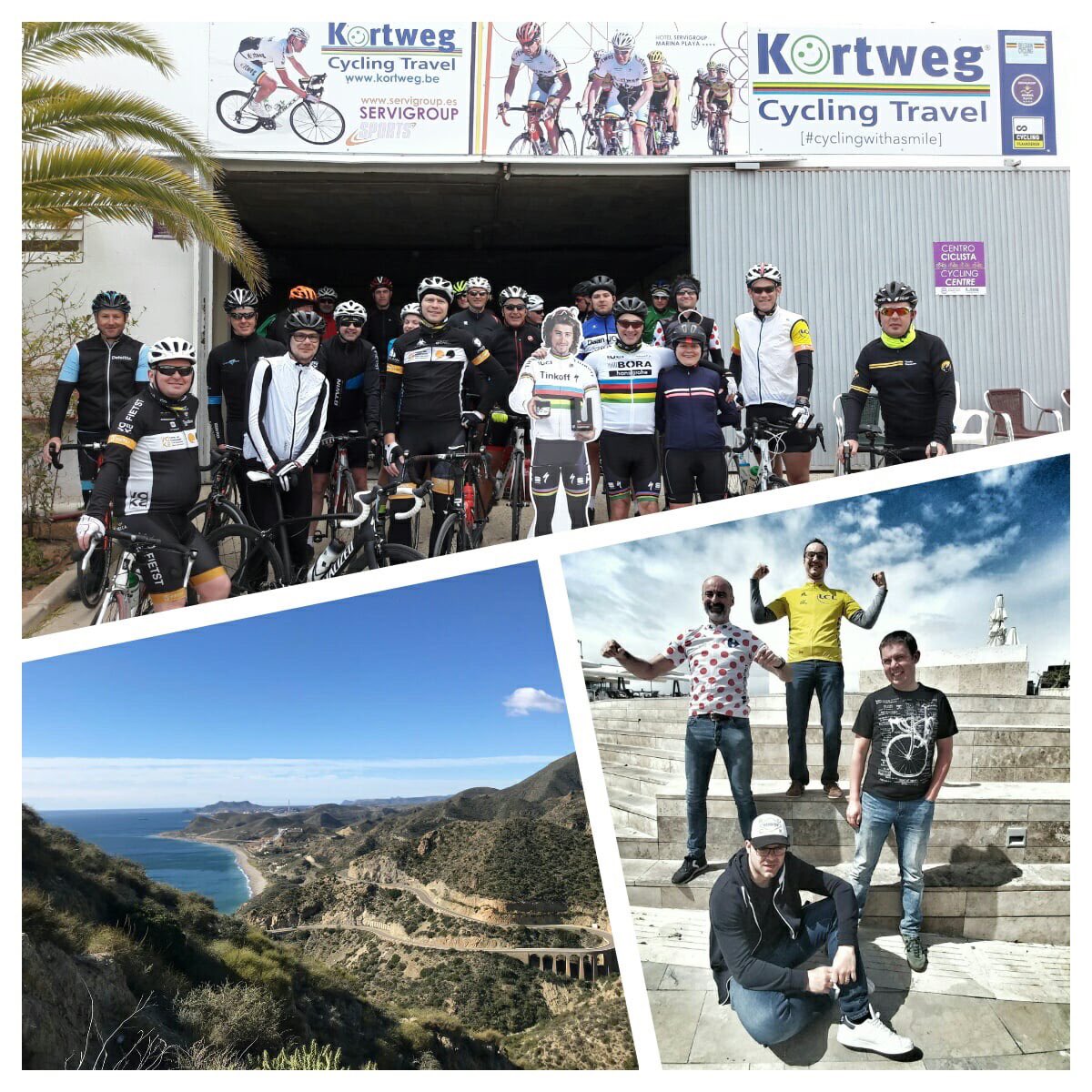 VokaFietst stage in Mojacar afgesloten met 500 km gereden en 6800 hoogtemeters op 5 dagen. Goed gewerkt door 23 deelnemende ondernemers <a href="/VokaWVL/">Voka West-Vlaanderen</a> <a href="/VOKA_OVL/">Voka Oost-Vlaanderen</a>, met dank <a href="/KortwegTravel/">KortwegCyclingTravel</a> #Cyclingwithasmile