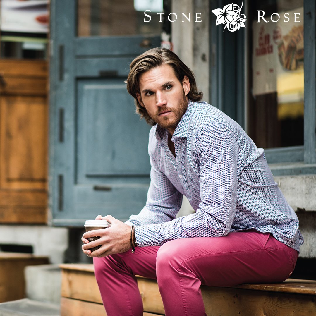 A pop of color can make a tailored look into a stylish ensemble.