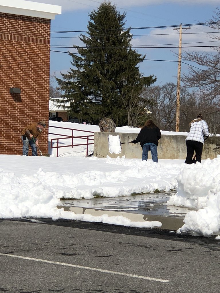 Thanks to our <a href="/mcps_va/">MCPS</a> employees who are out working today.  We are still without power at several schools and getting updates from AEP.  We will make a decision about tomorrow by 6 p.m.