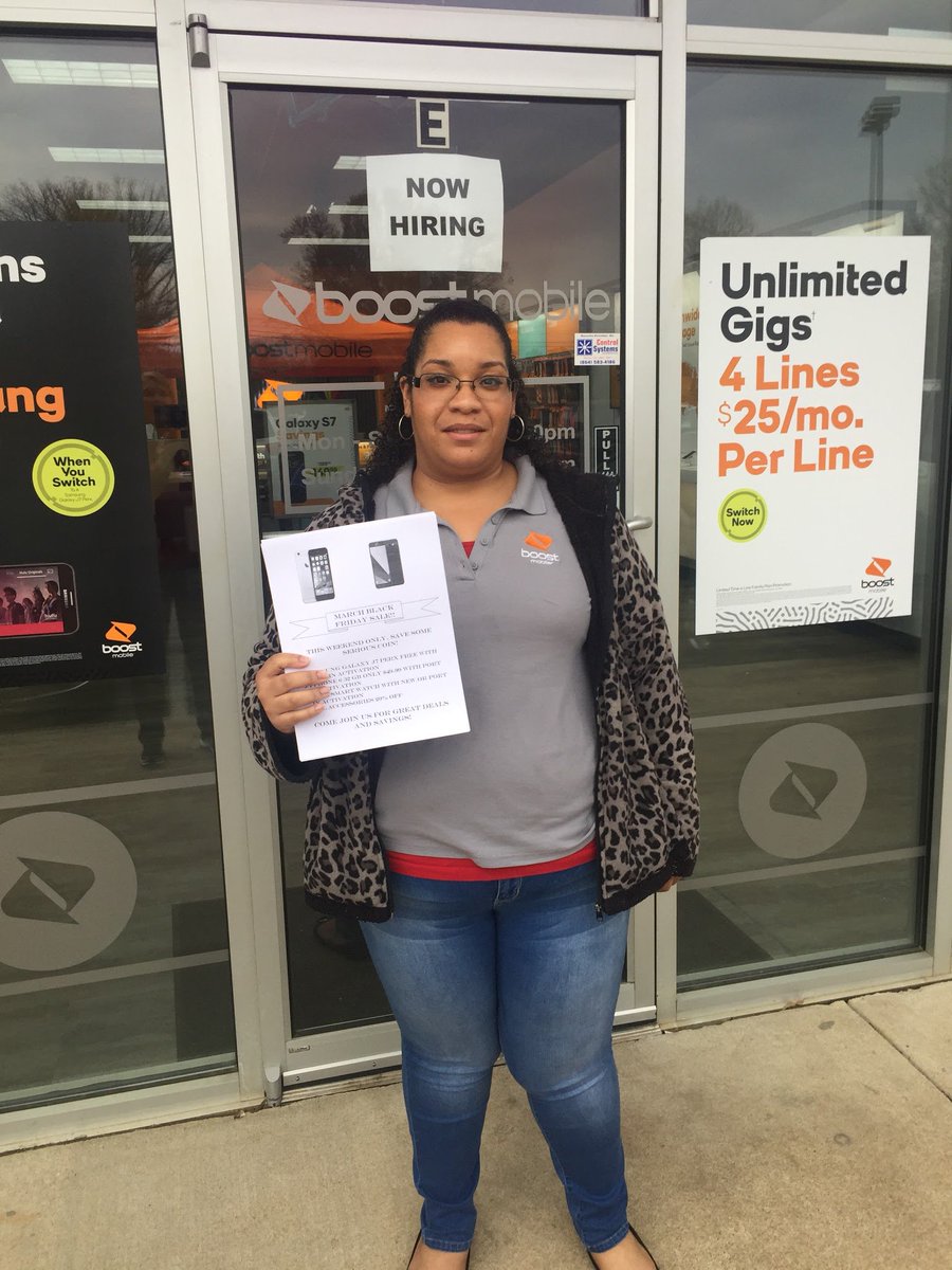 BoostMobileAMC's tweet photo. Today is our Blitz Sunday! @Ashley_spg @shawnatspg @ThomasSPG https://t.co/hqf2IVcR2T