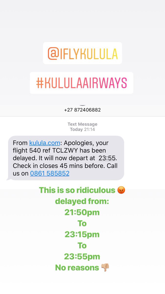 caoe's tweet image. Reason for this delay once again. Sunday nights become a norm with delays @kulula