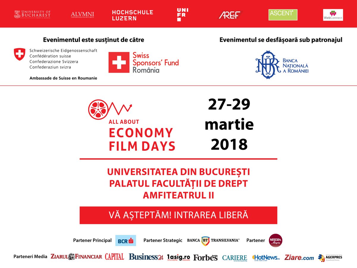 Blow_ro's tweet photo. În perioada 27-29 martie 2018, Universitatea din București este gazda celei de-a doua ediții a Festivalului Internațional de Film Economic  https://t.co/5GAhMxPshO…/festivalul-international-de-film-econ…/ #festival #film #universitate #educatie #bitcoin #gospel #documentare https://t.co/SCoOyAI7Mp