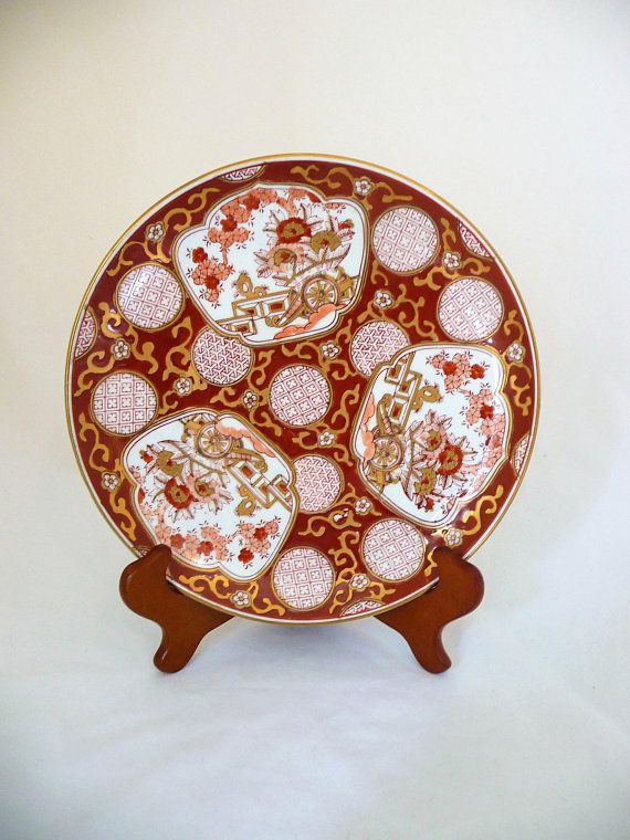 mellowyellow06's tweet photo. Gold Imari Ware Wall Plate, Red With Gold Gilt, Rickshaw With Flowers https://t.co/FTd68xklZt via @Etsy #goldimari #imariware #goldgilt #collectibles #plates #Etsyseller #saltomotherearth https://t.co/RNLJXCpkp2