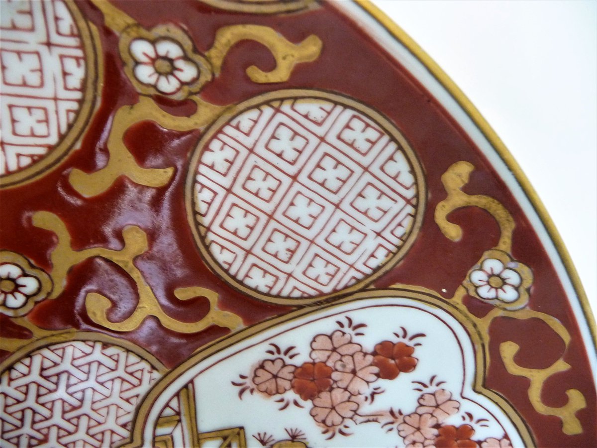 mellowyellow06's tweet photo. Gold Imari Ware Wall Plate, Red With Gold Gilt, Rickshaw With Flowers https://t.co/FTd68xklZt via @Etsy #goldimari #imariware #goldgilt #collectibles #plates #Etsyseller #saltomotherearth https://t.co/RNLJXCpkp2