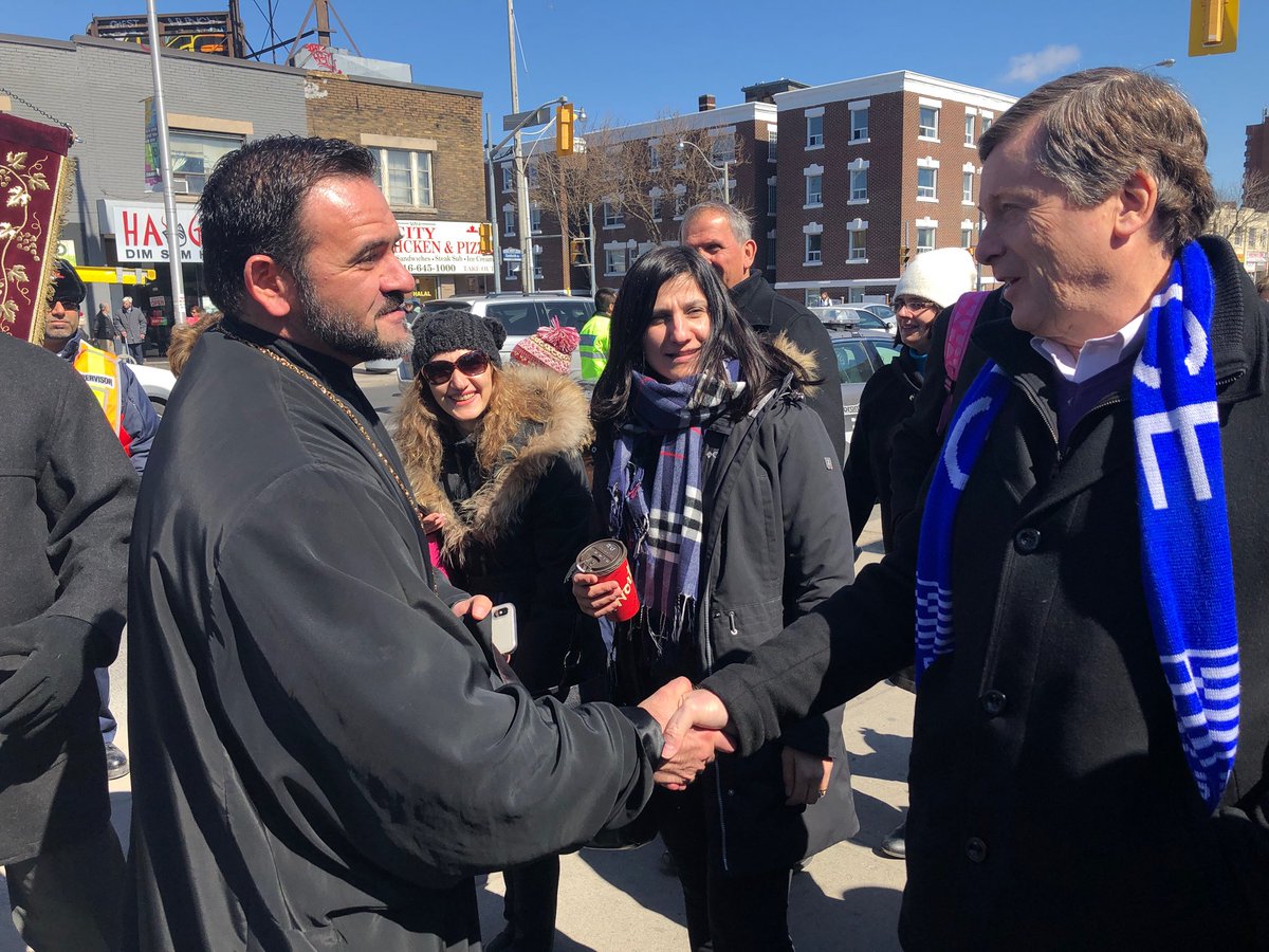 JohnTory's tweet photo. So proud to join our Greek community for the Greek Independence Day Parade today. https://t.co/GiZaVgfzZb