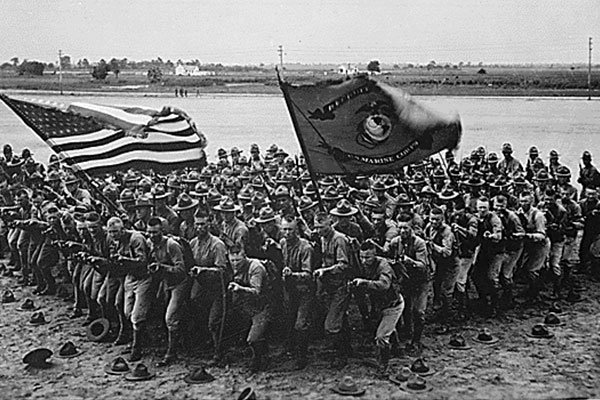 USMarineCorps's tweet photo. Above all, Marines win our Nation's battles. Read how we've earned our reputation: https://t.co/aClF4iATS8 https://t.co/5phNqtzoOh