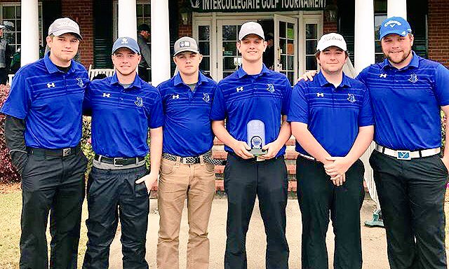 SurryKnights's tweet photo. Surry golf captures the 47th Marine Federal Credit Union Intercollegiate Golf Championship (Scarlet Division) hosted by @camp_lejeune https://t.co/MS7ZrUKkcB