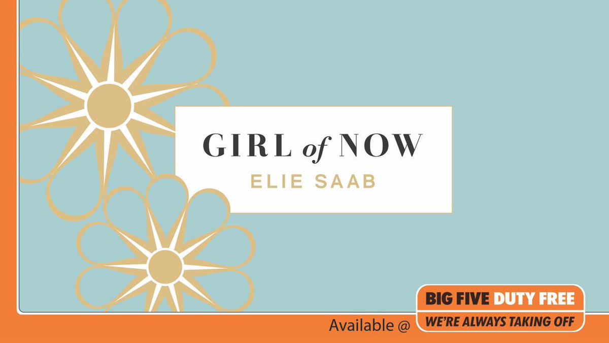 For an exquisite and unique fragrance that embodies the modern day woman, we recommend #ElieSaab #GirlofNow #marchpromotion #dutyfree #travel #travelwithbfdf #shoptheairport #southafrica #bigfivedutyfree #alwaystakingoff