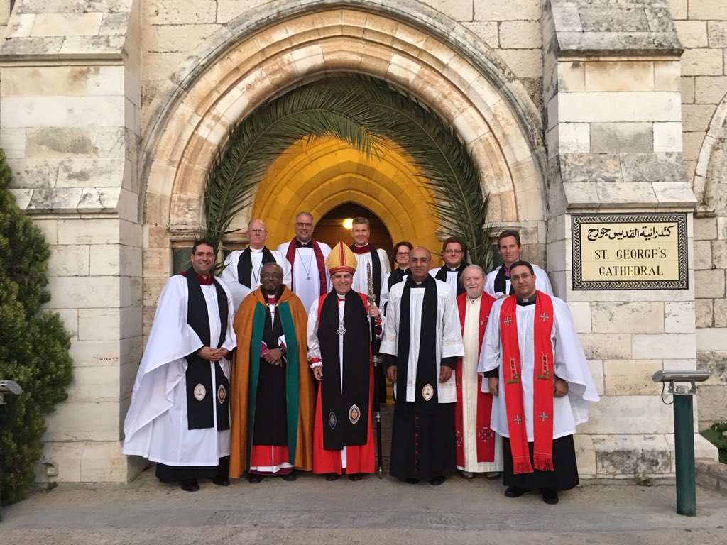 Archbishop Hosam Naoum (@naoum1974) on Twitter photo Presiding Bishop <a href="/PB_Curry/">Presiding Bishop Michael Curry</a> installed as an Episcopal Canon at St George’s Cathedral, Jerusalem! Presiding Bishop <a href="/PB_Curry/">Presiding Bishop Michael Curry</a> installed as an Episcopal Canon at St George’s Cathedral, Jerusalem!