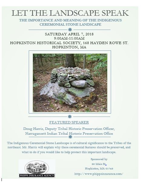 This is going to be an excellent program, hope you can join us on April 7! #Hopkinton