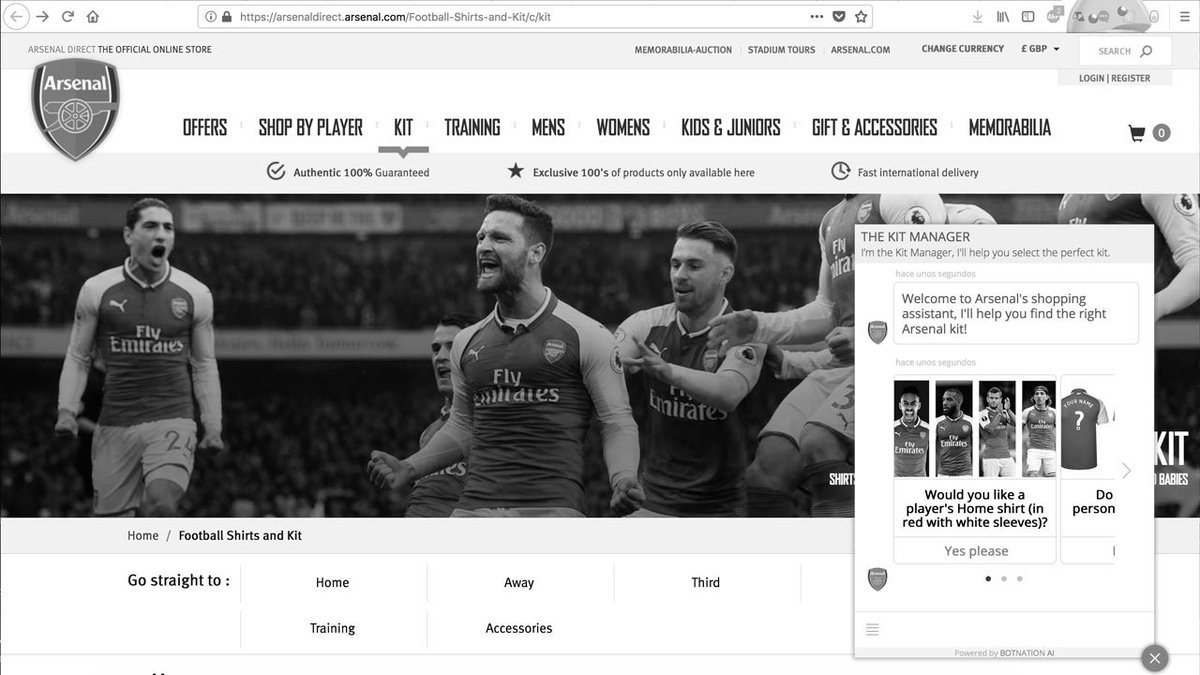 chatbotschile's tweet photo. Chatbot Arsenal Direct #arsenal #botnation #buy #chatbot https://t.co/h5J1QqLzRC https://t.co/X3alRf1VwF