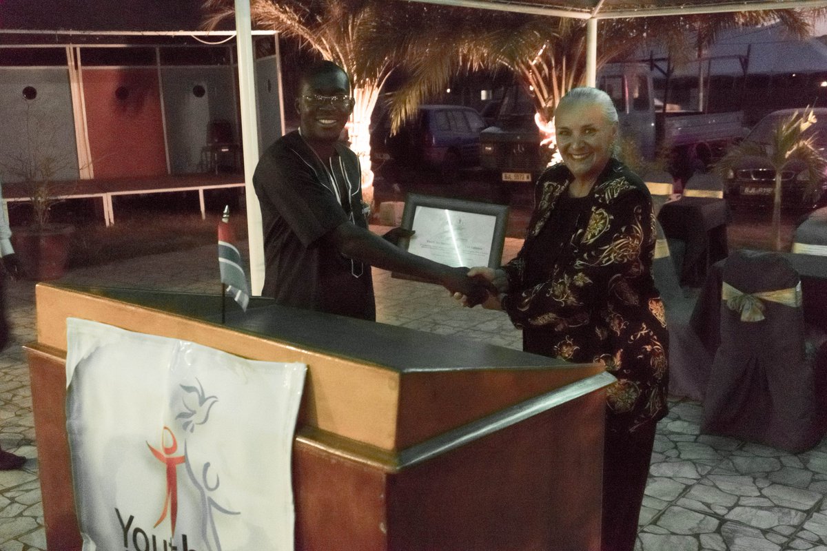 We have just been awarded by YHRI USA for out human rights education in The Gambia