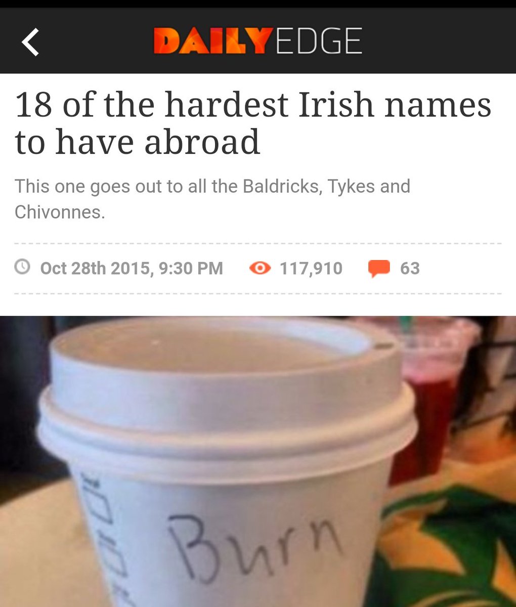 Oakeslaw's tweet image. To my Irish mates in Australia. No more slagging me off for inability to pronounce your freakish names. This website started a great drinking game this evening in Dublin with 1 Aussie &amp;amp; 3 Irish. Started with debate of how to say adhamhnan. #Irishnames

dailyedge.ie/hardest-irish-…