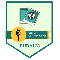 DearbhlaAine's tweet photo. Just got my #rudai23 #VisualCommunicator badge & starting on my Online Networker Thing más mall is mithid https://t.co/cnrCmqAKqA