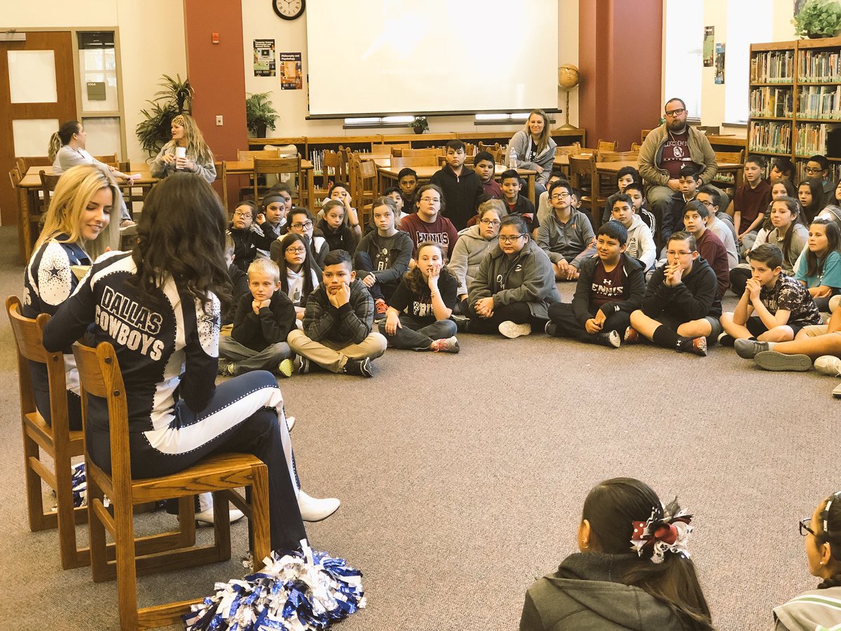 For the past 6 years, I have celebrated #ReadAcrossAmerica every March📚 What started as part of my sorority’s <a href="/PiBetaPhi_LSU/">LSU Pi Beta Phi</a> philanthropy: Read>Lead>Achieve, I’m proud to continue with <a href="/DCCheerleaders/">Dallas Cowboys Cheerleaders</a> ! Thank you <a href="/EnnisISD/">Ennis ISD</a> for inviting us to read with you 📖
