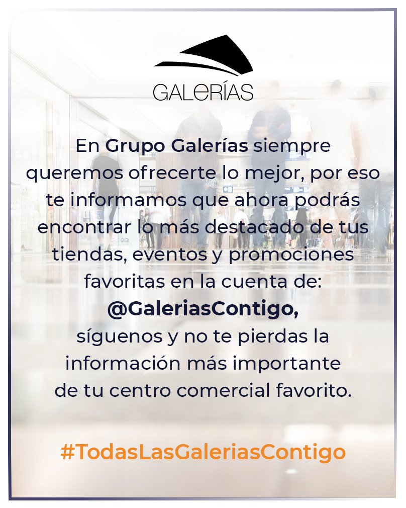 GMetepec's tweet photo. Síguenos en @GaleriasContigo 👈
#FelizDomingo #TodasLasGaleríasContigo https://t.co/RA17FAOOX3