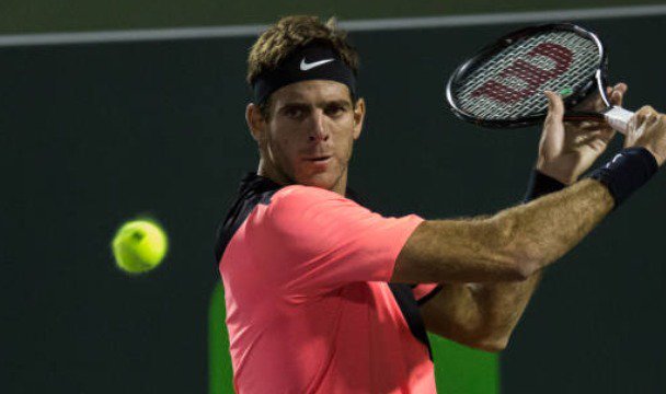 TenisZoneOk's tweet photo. ¡Avanza Del Potro! Venció 6-2 6-2 a Kei Nishikori y està en los octavos de final del #MiamiOpen https://t.co/jDKWYfUYI2
