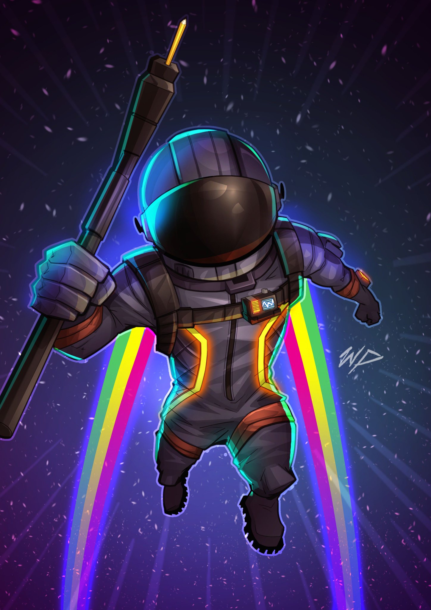 Puekkers on Twitter: "Dark voyager Fan art @FortniteGame # 