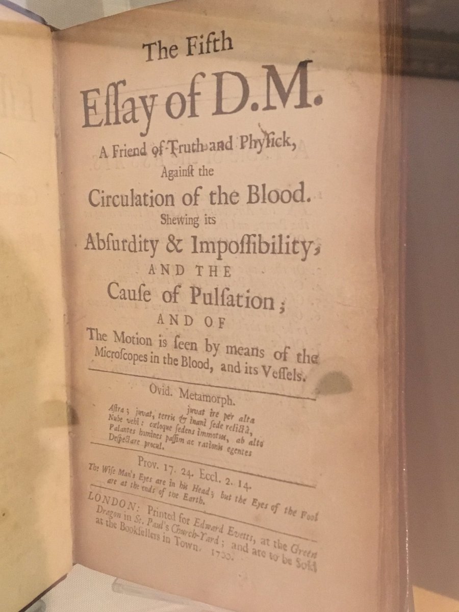 William Harvey published his classic book “De Motu Cordis” describing the circulation of the blood in 1628. 72 years later sceptics, locked in pre-medieval thinking, still called it absurd. In the 21st century we still need to re-examine dogma if we want to make medical progress.