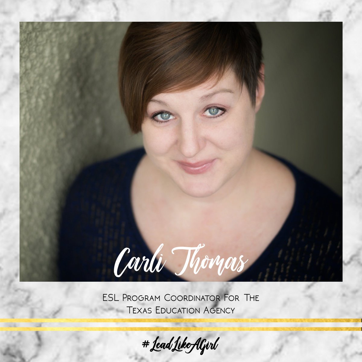 SAGUTeacherEd's tweet photo. @sagu April 4th @carlithomas21 will share her story of courage and determination in the education industry and how to #LeadlikeaGirl #EdLeadership #LeadLAP https://t.co/l7mASz7Cdn