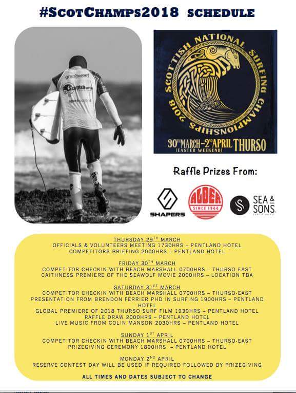 Updated schedule for #scotchamps2018
