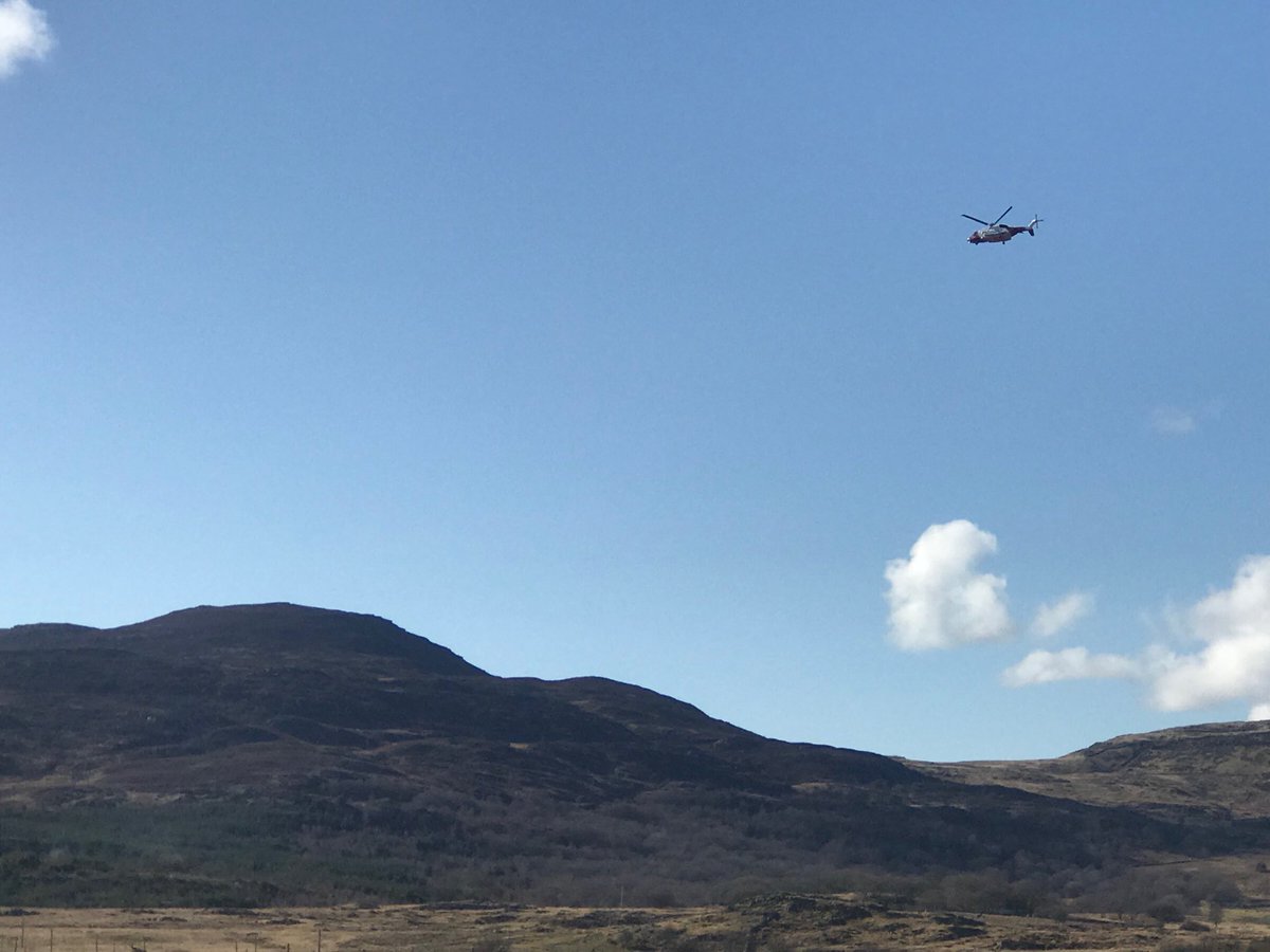 WellyDofE's tweet photo. Search and rescue out today - not looking for us though! https://t.co/FPRZ9JG0vd