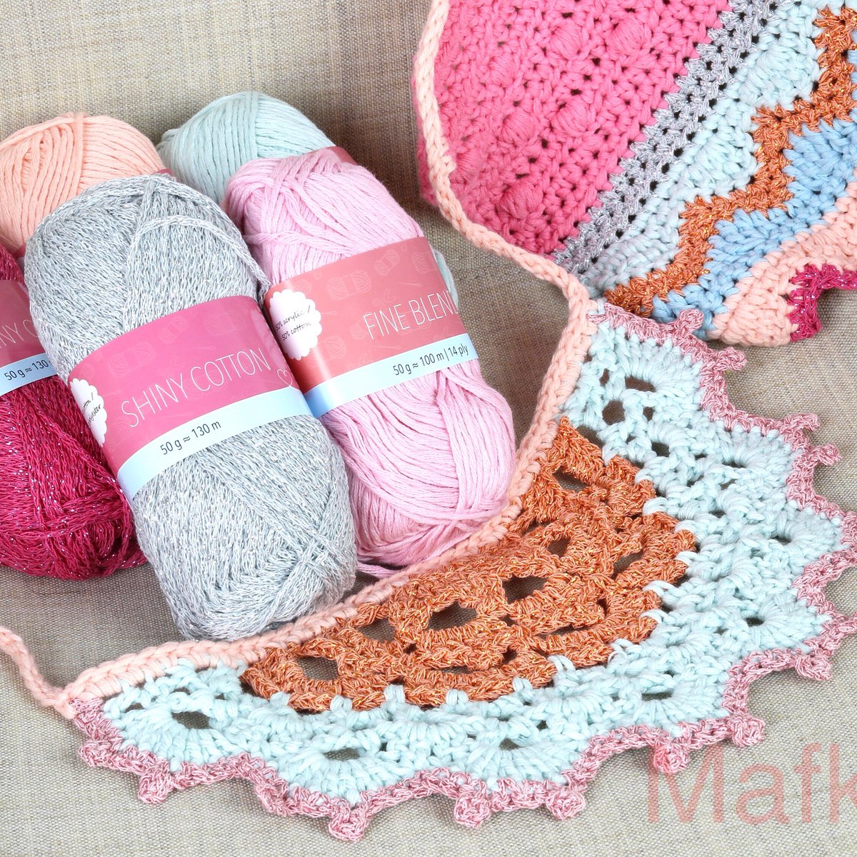 mafke_creatief's tweet image. En dit is wat je dan maakt met garen van @ActionNederland            Haken met fine blend en shiny cotton garen. #haken #actionnederland #heelhollandhaakt #hakeniship #creatiefmetaction