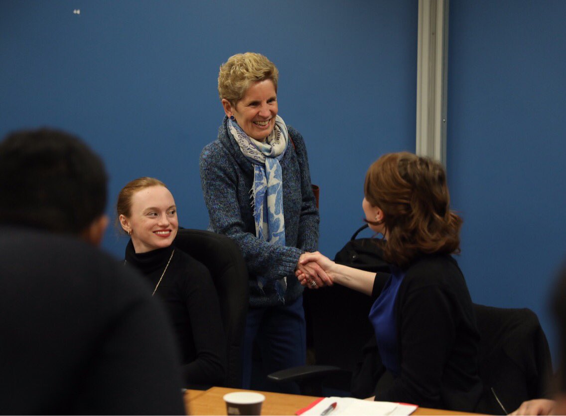 Kathleen_Wynne's tweet photo. It only takes a couple minutes to recognize the intelligence &amp; drive of this group of young people. The Premier's Council on Youth Opportunities gives me &amp; the government advice on what we need to do next to care for people &amp; build opportunity. https://t.co/RnWr2V0h7R