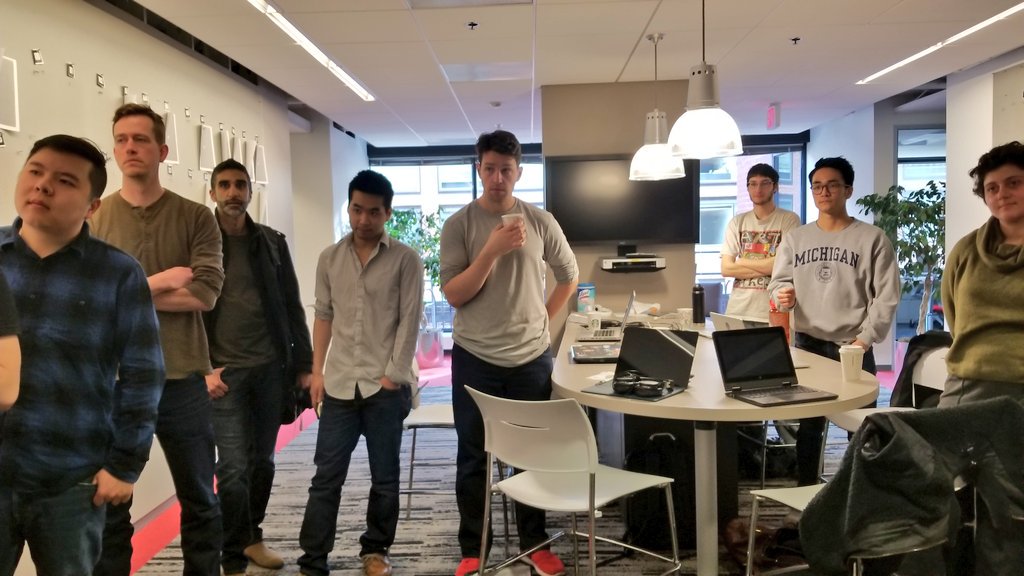 dccodecoffee's tweet image. Today&apos;s #introductions at DC #codeandcoffee #meetup #dctech hosted @usnews