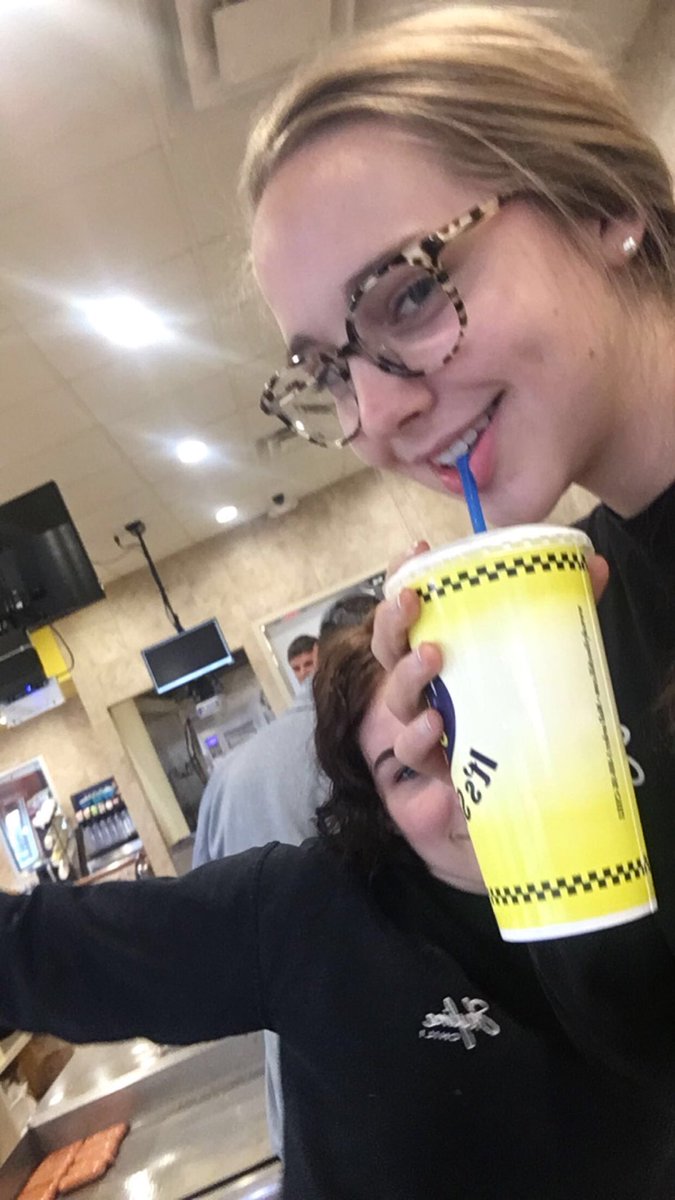 colebyrns's tweet photo. happy birthday to my sister who isn’t my sister but is. we love carbonated drinks, wear glasses, and we’re both emo! #sosimilaryetsodifferent #lovesu #urpretty @lauraciville https://t.co/j2e5zd99YH
