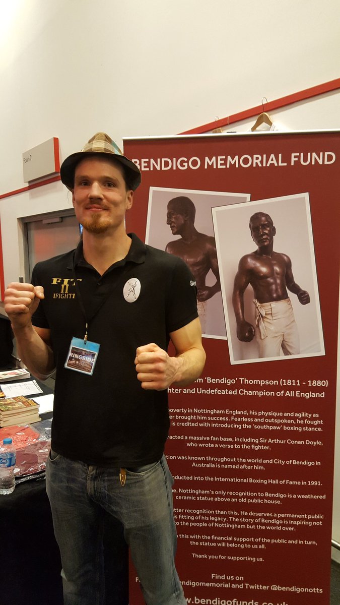 bendigonotts's tweet image. Fantastic reception at #BKB10 for Nottingham fighter #LittleJohn @PRadfordActor Thanks to @EzekialBone for attending too.