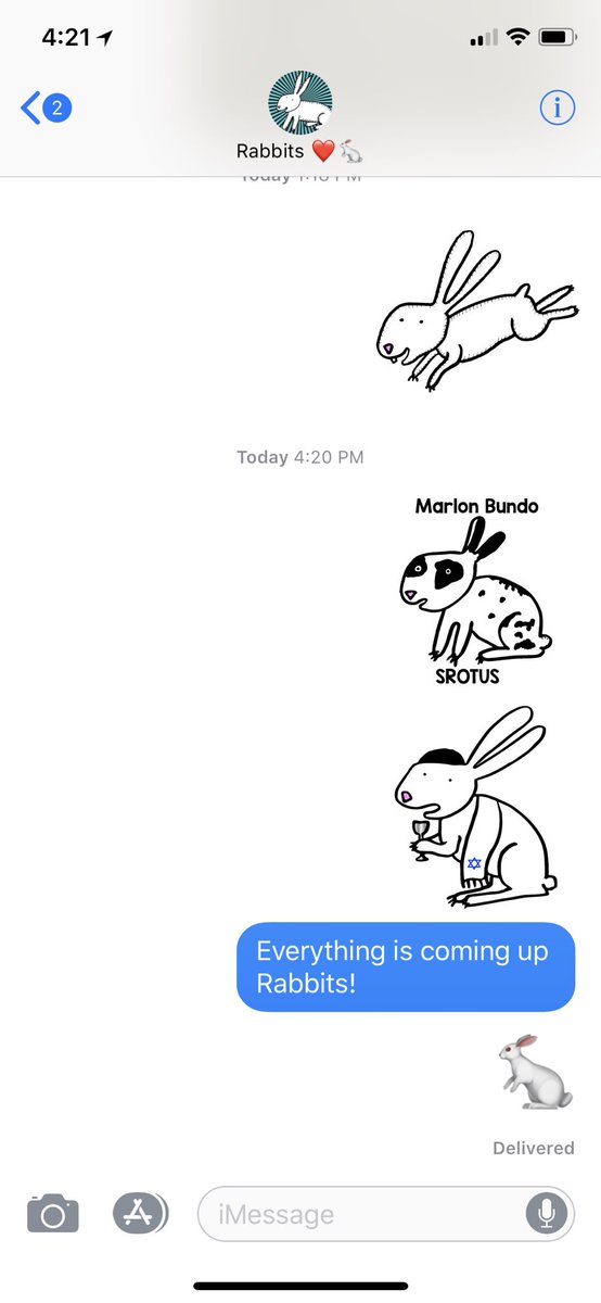 Happy Rabbit Stickers for #iOS tweet media