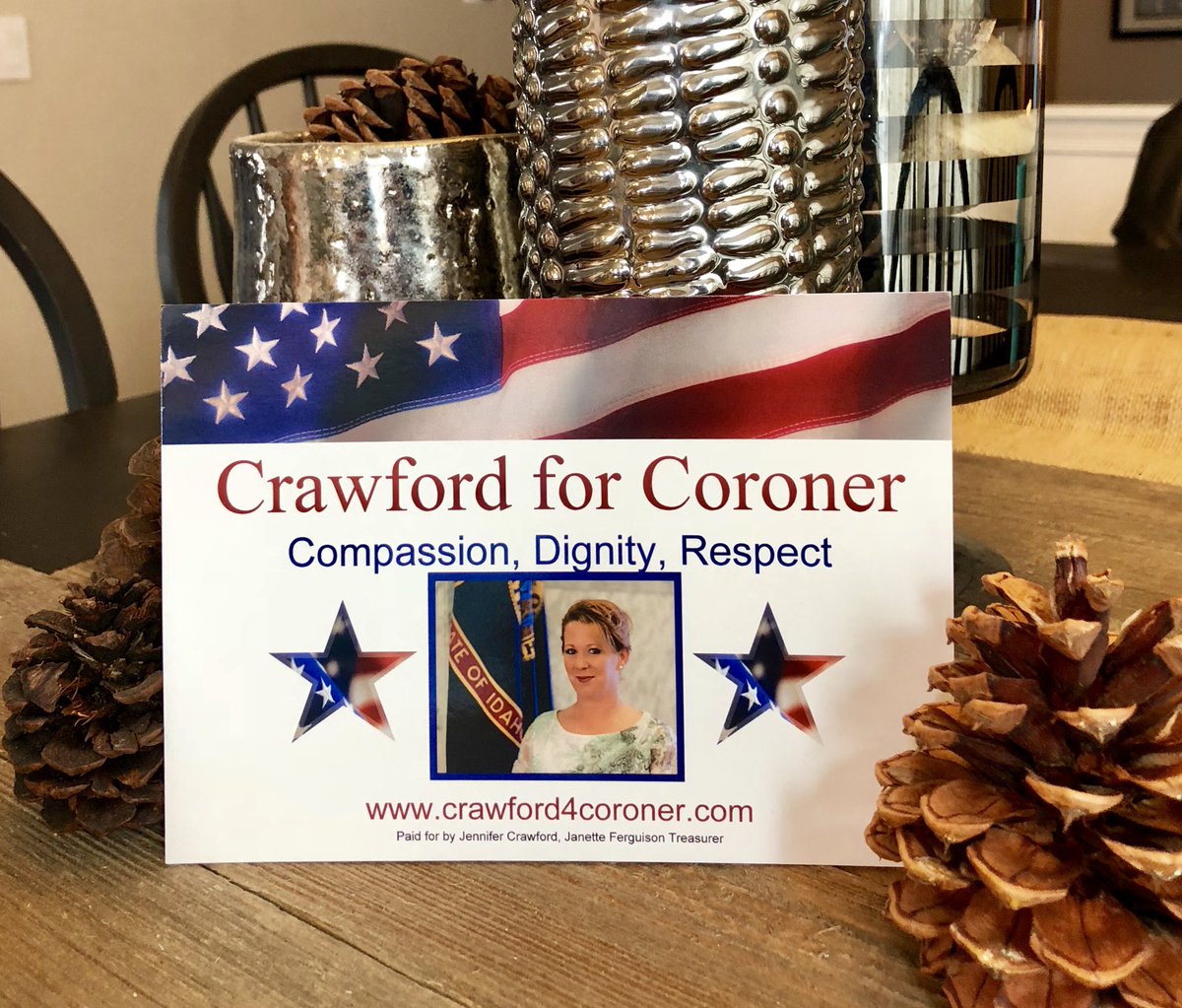 Jennife16985497's tweet image. It may be snowing outside, but we’re grabbing our snow boots &amp;amp; hitting the snow covered pavement to pass out these great flyers! 

#crawford4coroner #canyoncountycoronercandidate #gettoknowyourcandidate