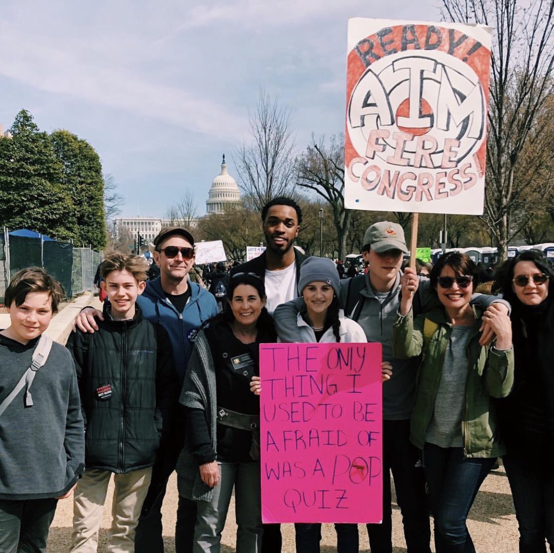 diamondhook's tweet photo. Idris Mitchell + the Amy Blank Campaign = a force to be reckoned with. #proudofourteam #MarchForOurLives https://t.co/BFkns9lkd5