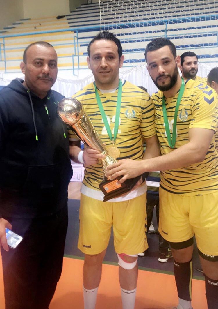 Qatarsport4's tweet image. تتويج الغرافة بطلا لبطولة الأندية العربية لكرة اليد بعد الفوز على الاتحاد الليبي