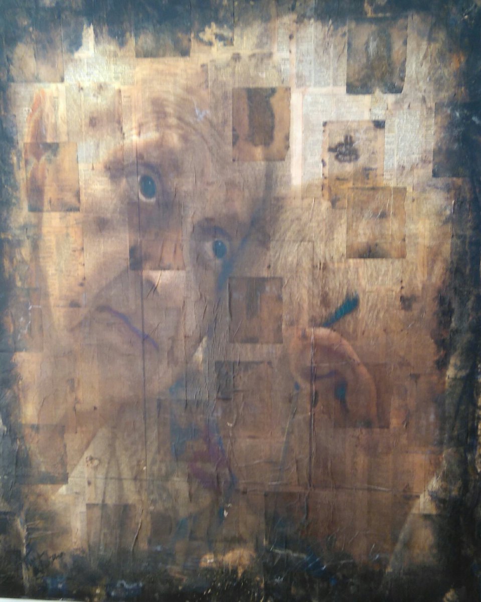lecturer_design's tweet photo. Evocative work by Tina Britton 
daughters interpretation #dementia honesty and love @AyrshireColl  so beautiful... https://t.co/UuUv82Vxgn