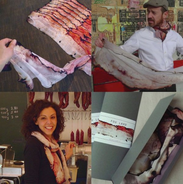 todaytechnology's tweet photo. Even vegetarians can enjoy this bacon scarf of pure silk https://t.co/DVg8vwlts0 https://t.co/BkPYAVHjJn