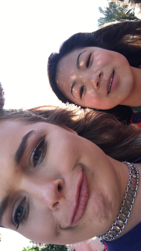 clogger_Lauren's tweet photo. still don't know why ppl are saying she's 18... she's 13!!!!!! happy b-day to my bestie girly @abbyysharpp . @RachelAusmus and I are proud moms. #prettypics https://t.co/HNxRhgtwrX