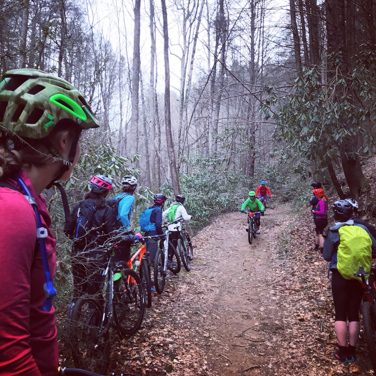 DNKPresents's tweet photo. Sessioning at @CampsideSession Women’s Mountain Bike Camp at @mulberrygapmtb ⛰ @sheridesdirty 
.
.
.
#campsidesessions #mtb #mtbike #mountainbike #justride #womensweekend #womensday #shred #mulberrygap #georgia #muddypedals #dnkpresents #liveadventurously #adventure https://t.co/NRKo4odhKG