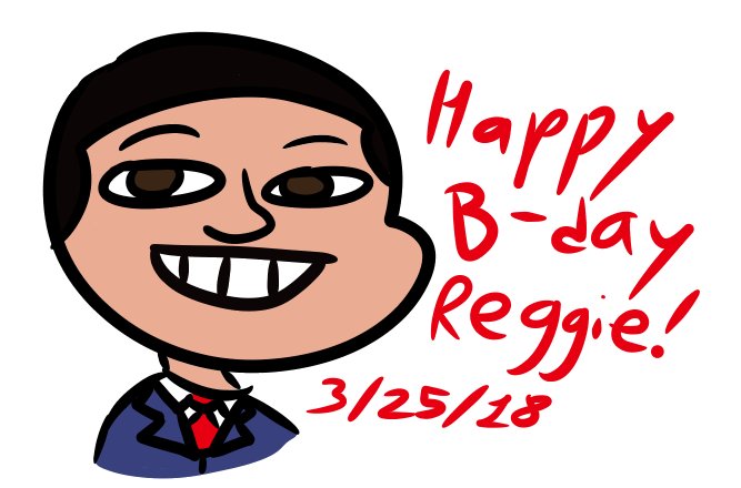 Happy birthday to Reggie Fils-Aimé, the best President ever!! 