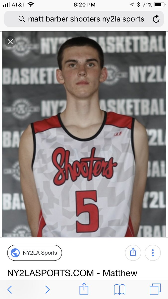 wishooters's tweet image. 2018 6'7 Forward Matt Barber of Cedarburg HS has committed to the University of St Thomas (MN) and HC Johnny Tauer! #ShootersSalute #TrustedTheProcess