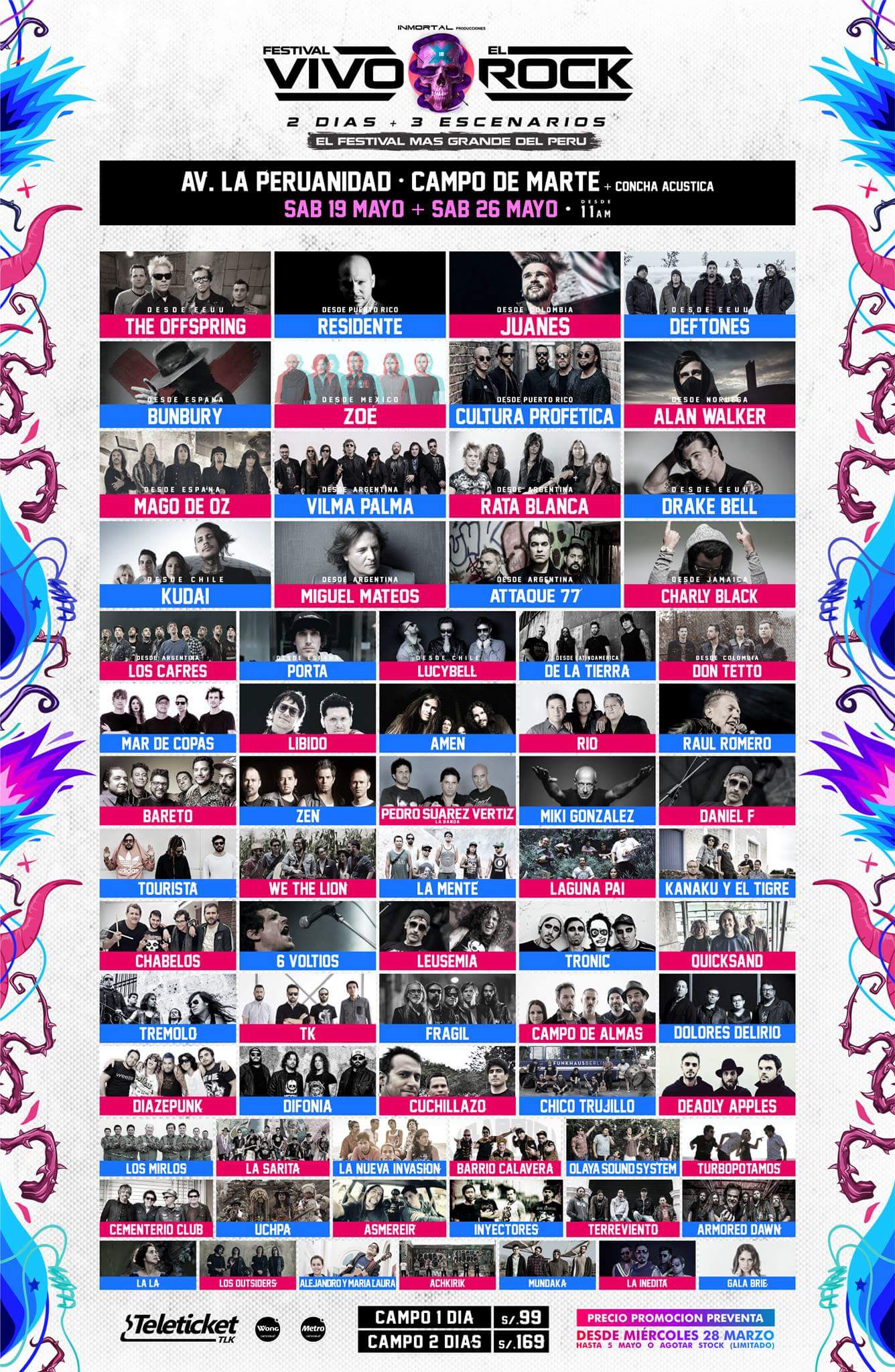 vivo x el rock 2018