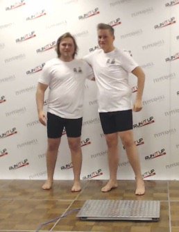 They did it!!! 

Congrats to <a href="/jaimestaples/">Jaime Staples</a> and his brother Matt for winning the $150,000 weight loss/gain bet.  Originally 305lb and 130lb, they had 9 months to get within 1lb of each other and they just nailed it!!!!!