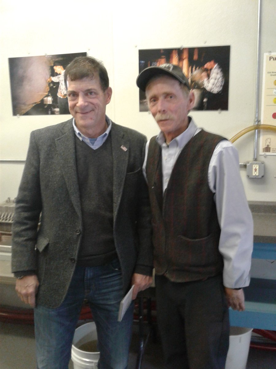 Dr_Levenson_NH's tweet photo. I had the pleasure of visiting several north country sugar houses today in honor of Maple Weekend: Fuller's, @FaddenMaple, Backwoods, and Just Maple. Sampled delicious maple products and met many great people along the way! #nh02 #nhpolitics #nhmapleproducers https://t.co/vW1StsWhpe