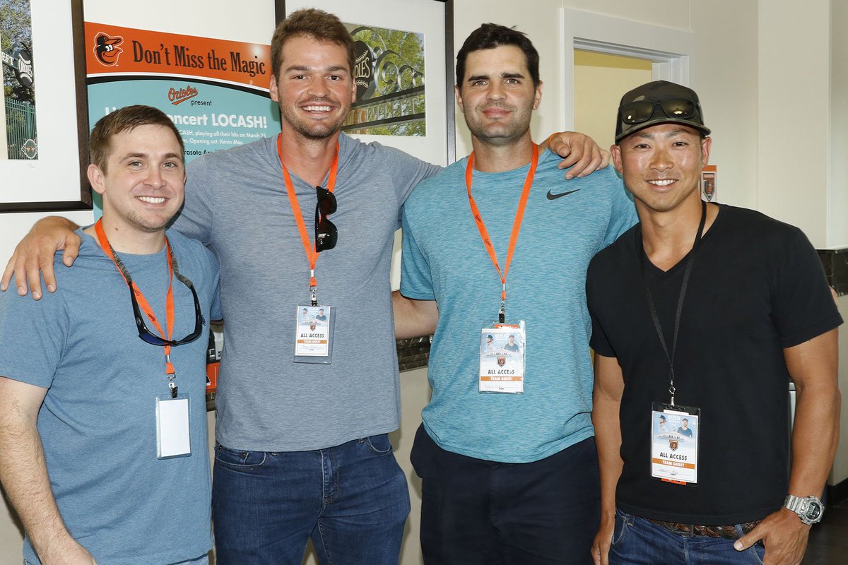 Orioles's tweet photo. Music for a good cause at Ed Smith Stadium. 🎤 https://t.co/JbGNl5wCdv